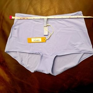 Skims NWT JELLY SHEER BOY SHORT xxs azure blue violet periwinkle color